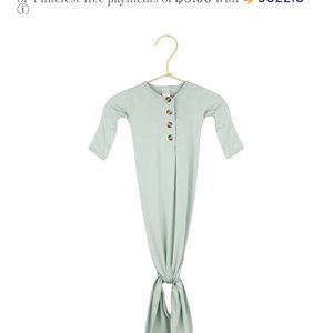 Lou Lou and Company knotted gown & mittens